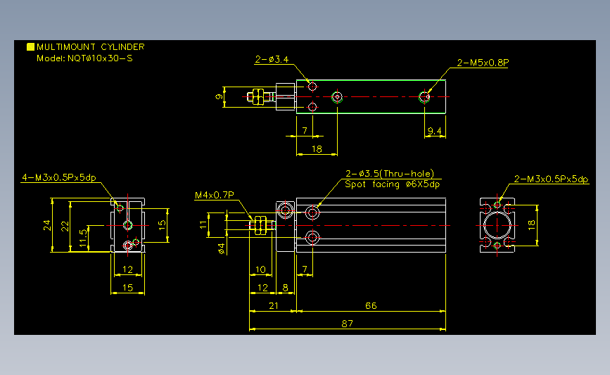 气立可CHELIC气动元件2D-NQT10x30-S