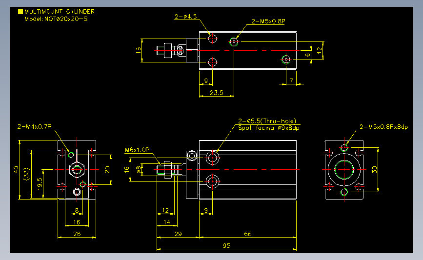 气立可CHELIC气动元件2D-NQT20x20-S