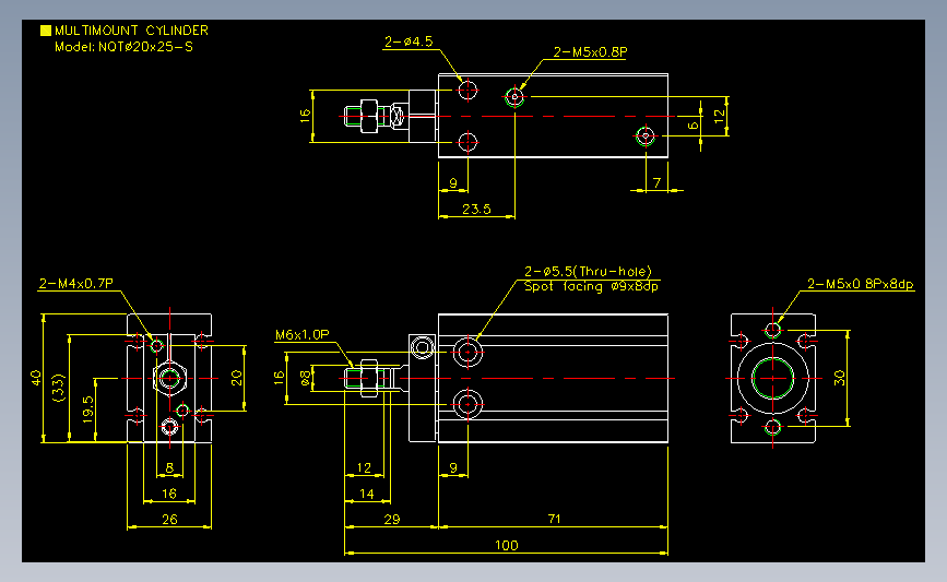 气立可CHELIC气动元件2D-NQT20x25-S