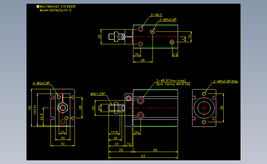 气立可CHELIC气动元件2D-NQT25x10-S