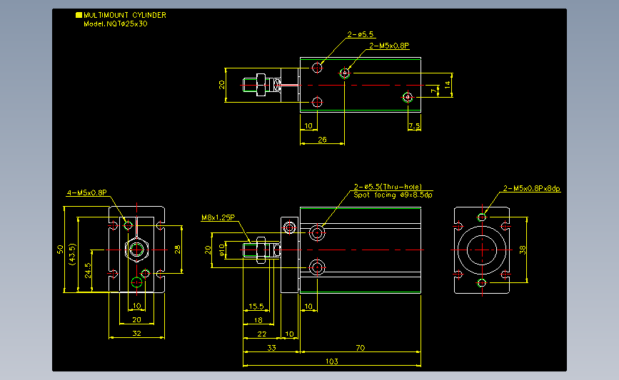 气立可CHELIC气动元件2D-NQT25x30