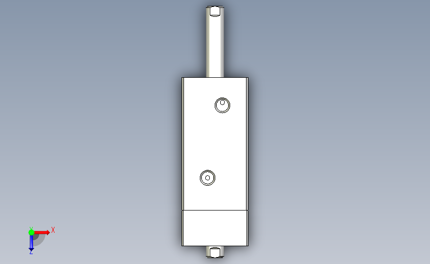 气立可CHELIC气动元件3D-NDD16x20-F 俯视图