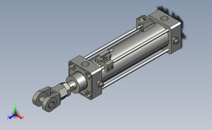 CKD 数模SCA2-00-50B-150-T2YD-D-Y_STEP_模型图纸下载 – 懒石网