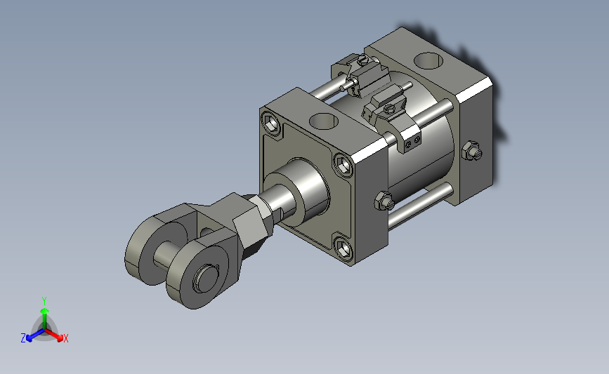 CKD 数模SCA2-00-80B-200-T2YD-D-Y_STEP_模型图纸下载 – 懒石网