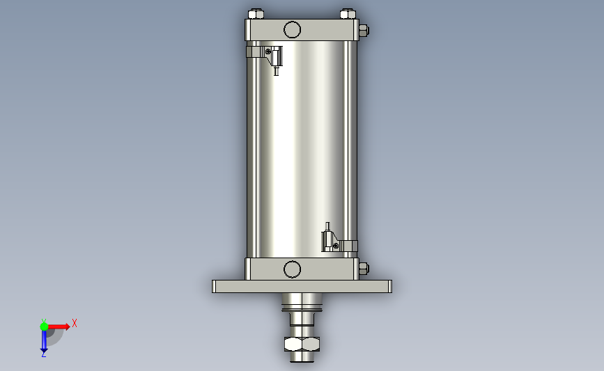 CKD 数模SCS2-LN-FA-160B-300-T2YD-D_0_ 俯视图