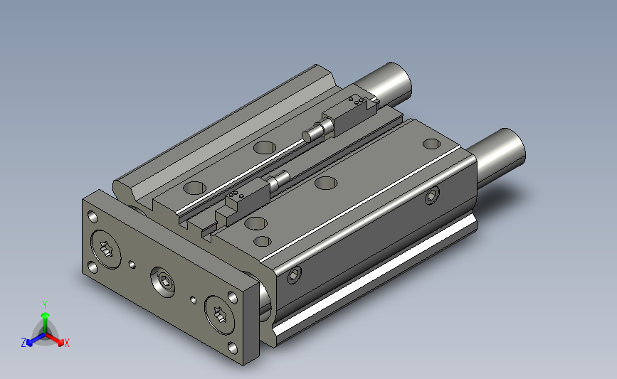 CKD 数模STG-M-32-100-T2YD-D__0__STEP_模型图纸下载 – 懒石网