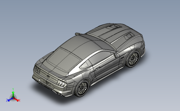汽车模型 福特野马GT