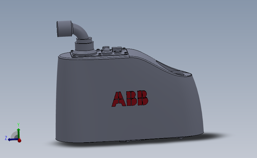 ABB机器人模型 (29) 主视图