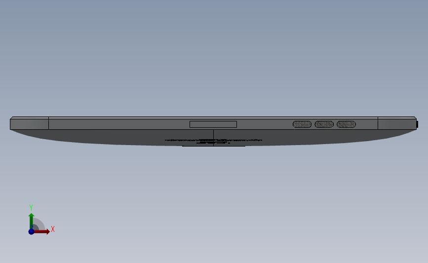 iPad(苹果平板电脑) 正面视图