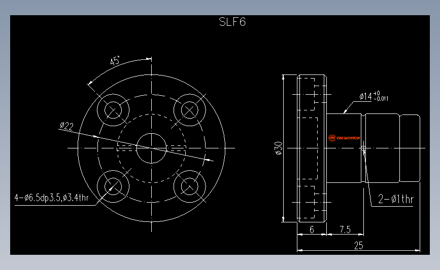滚珠花键SLF6.dwg