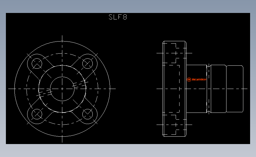 滚珠花键SLF8.dxf