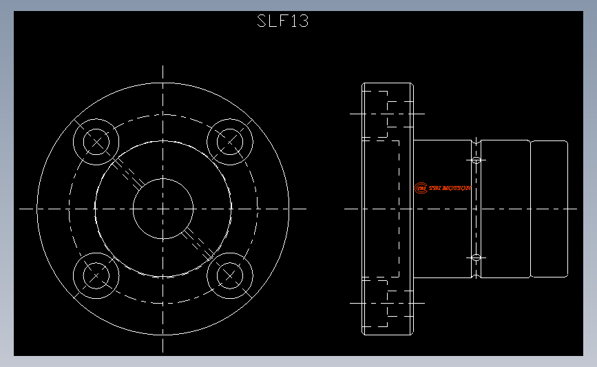滚珠花键SLF13.dxf