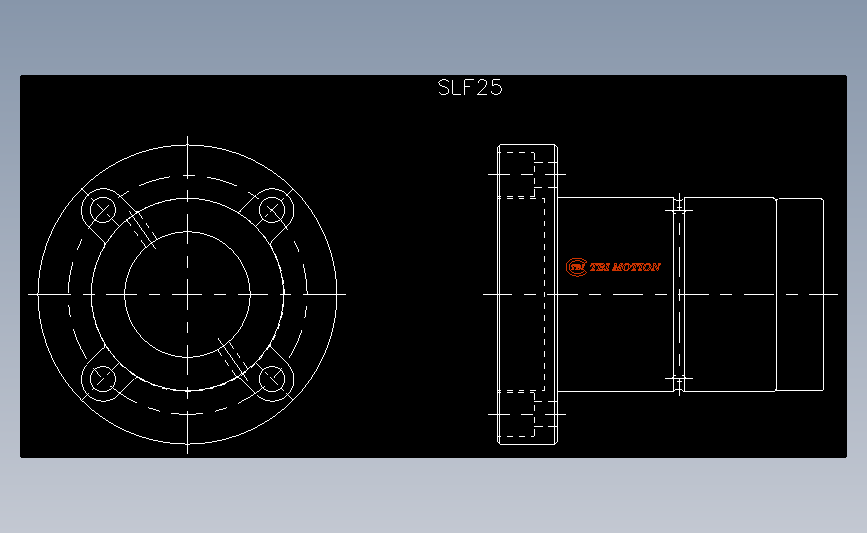 滚珠花键SLF25.dxf