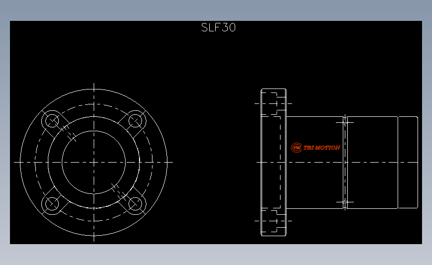滚珠花键SLF30.dxf