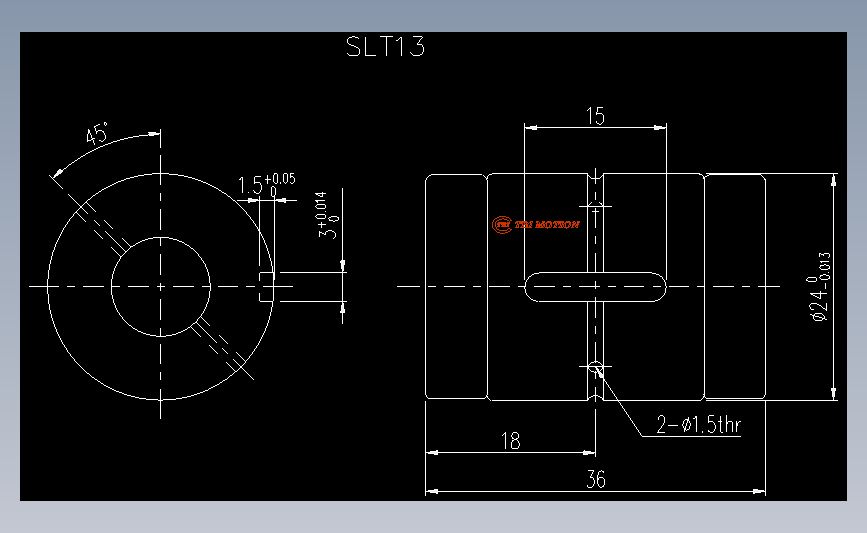 滚珠花键SLT13.dwg