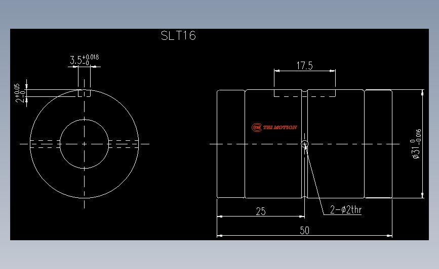 滚珠花键SLT16.dwg