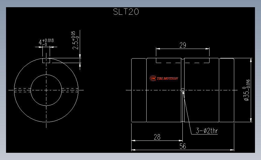 滚珠花键SLT20.dwg