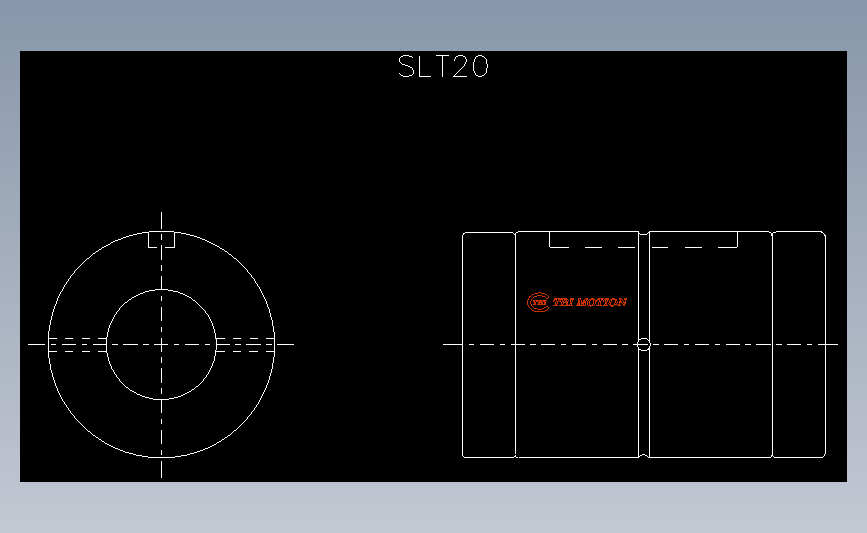 滚珠花键SLT20.dxf