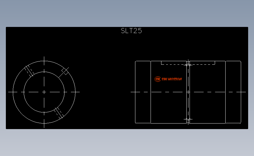 滚珠花键SLT25.dxf