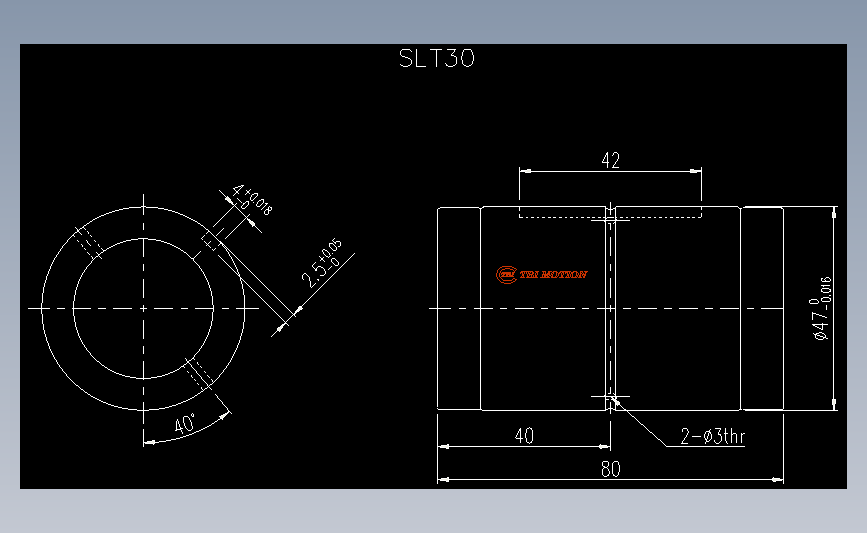 滚珠花键SLT30.dwg