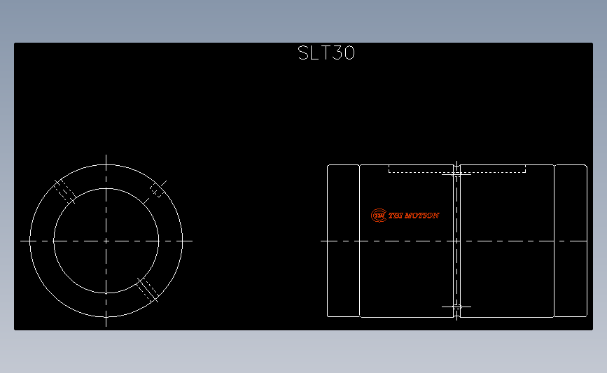滚珠花键SLT30.dxf