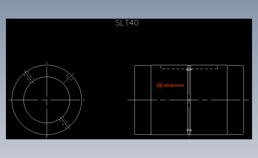 滚珠花键SLT40.dxf