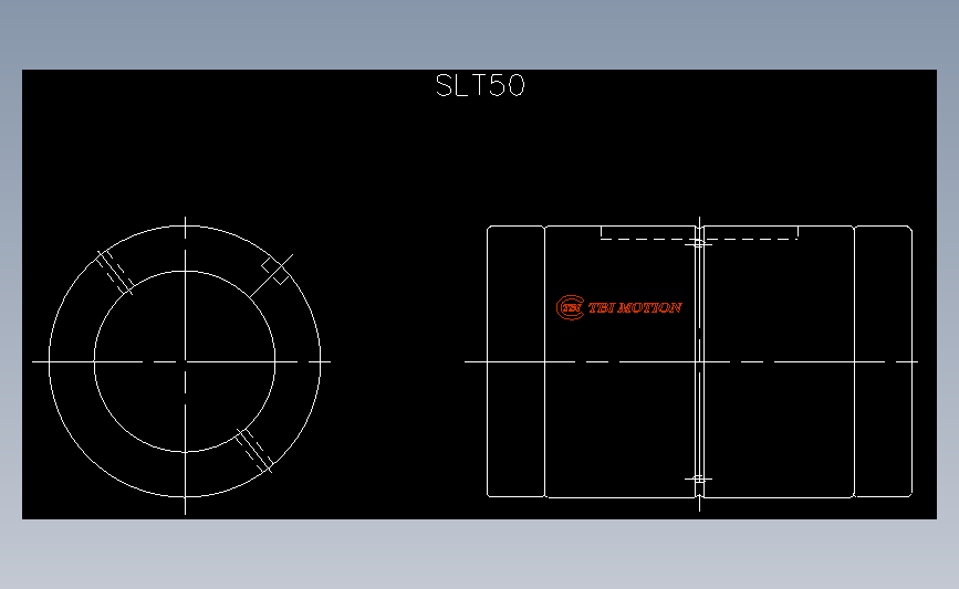滚珠花键SLT50.dxf
