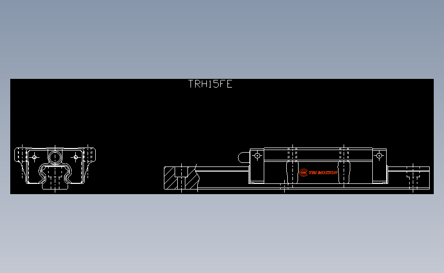 直线导轨TRH15FE.dxf