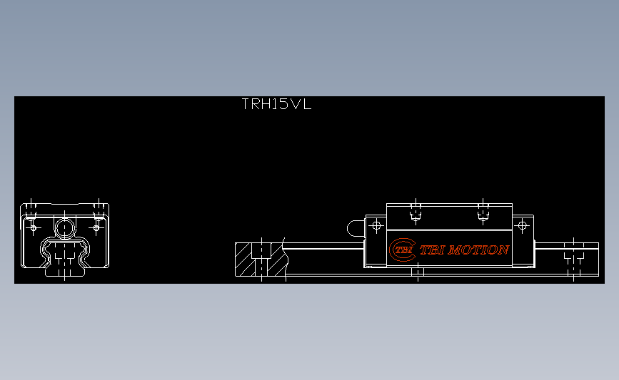 直线导轨TRH15VL.dxf