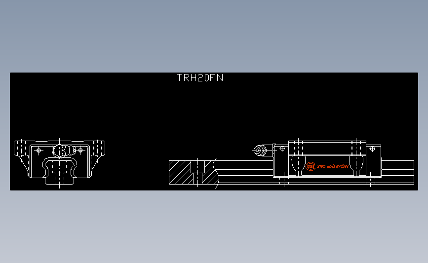 直线导轨TRH20FN.dxf