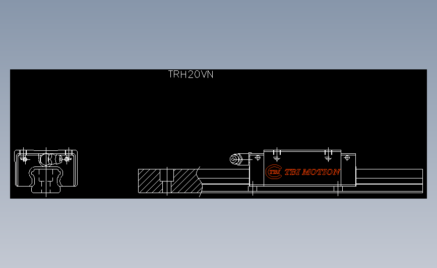 直线导轨TRH20VN.dxf