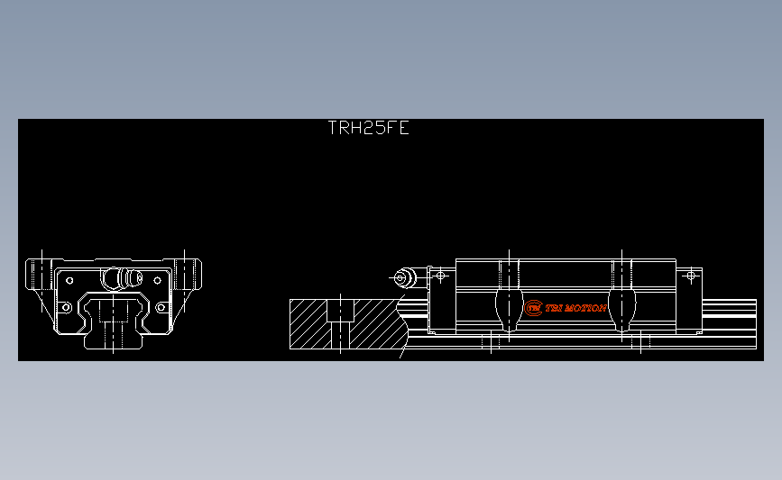 直线导轨TRH25FE.dxf