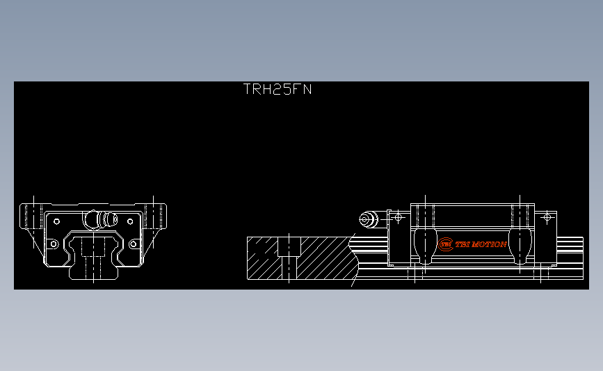 直线导轨TRH25FN.dxf