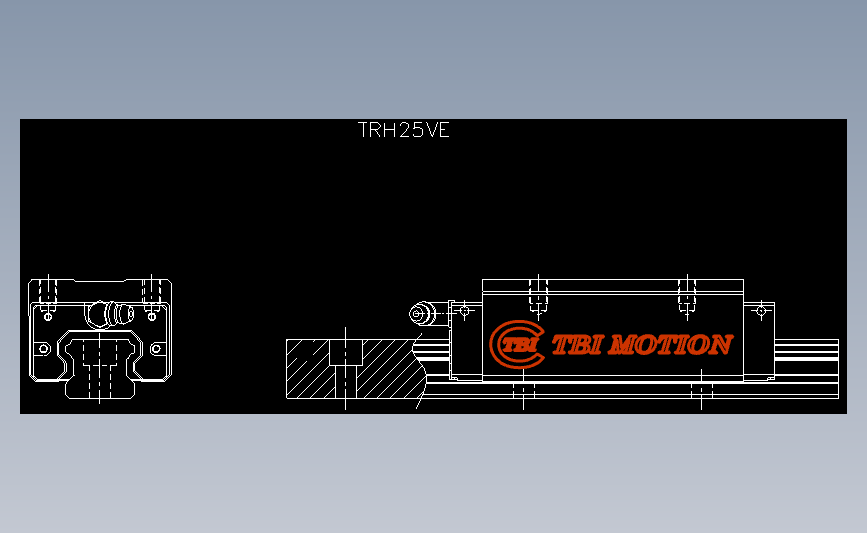 直线导轨TRH25VE.dxf