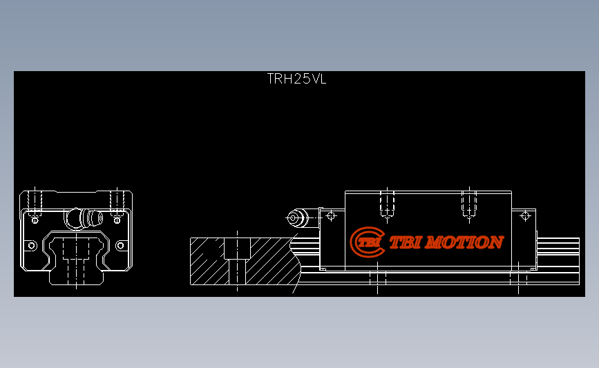 直线导轨TRH25VL.dxf