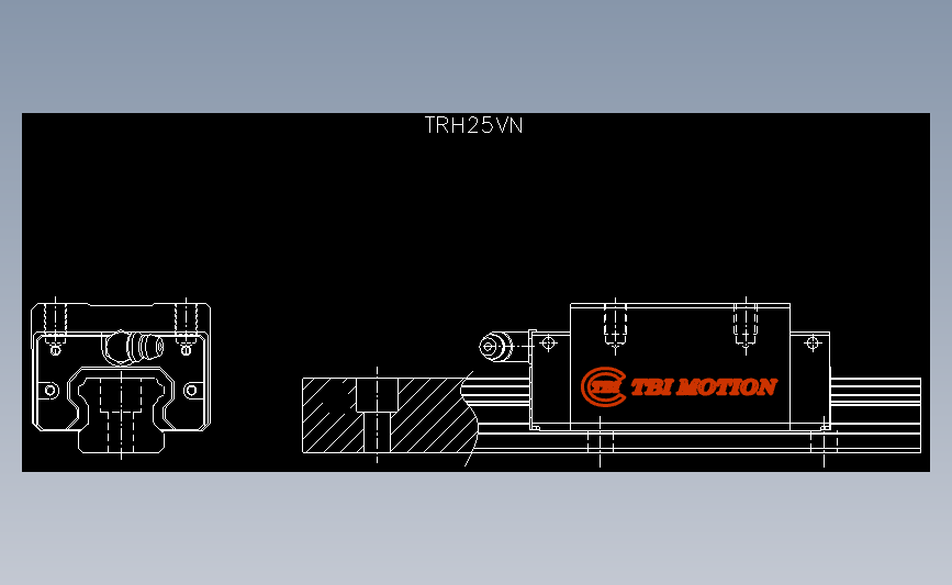 直线导轨TRH25VN.dxf