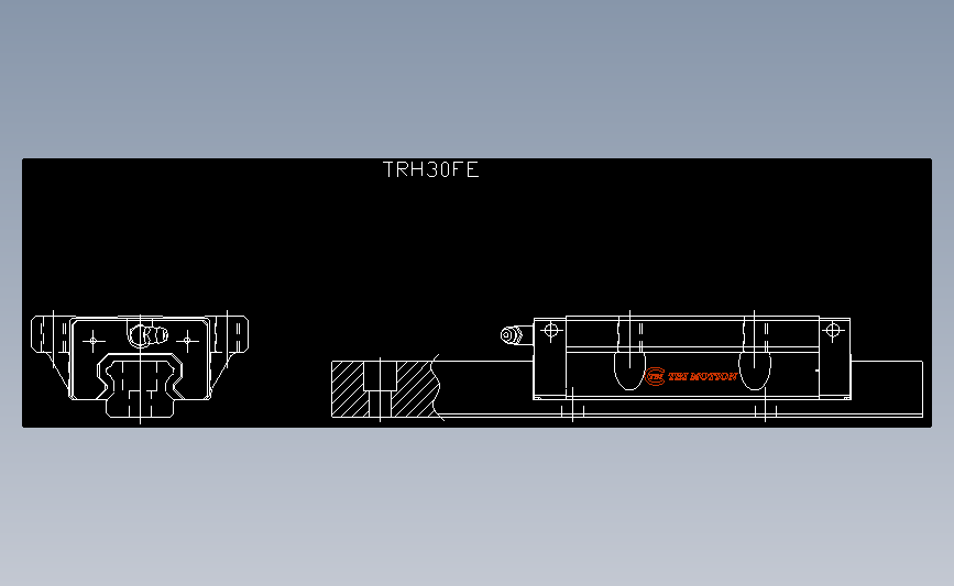 直线导轨TRH30FE.dxf