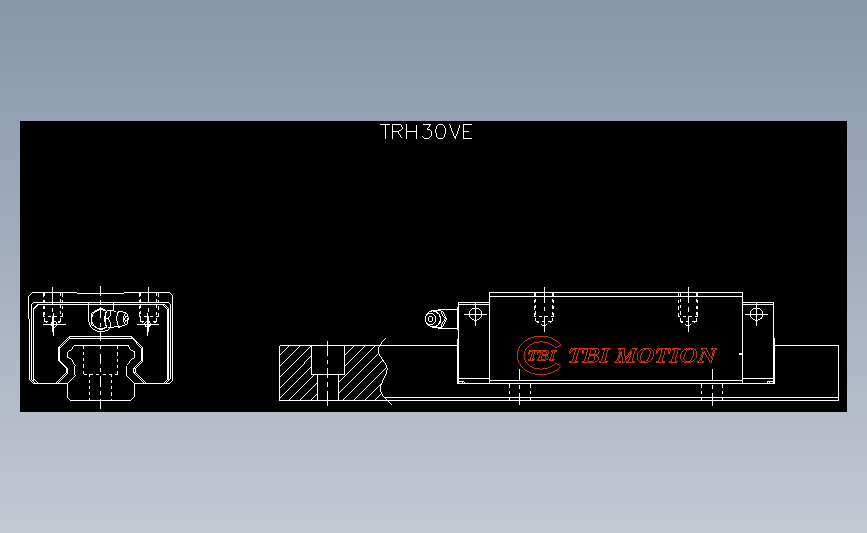 直线导轨TRH30VE.dxf