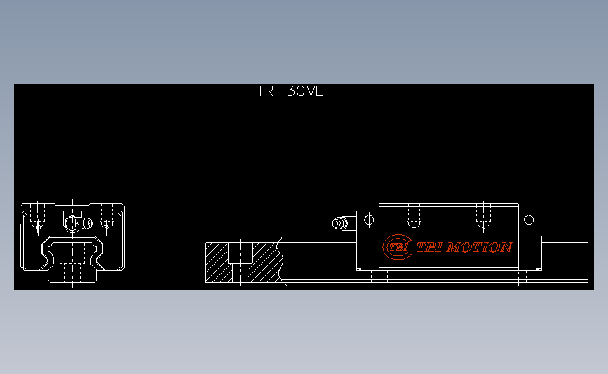 直线导轨TRH30VL.dxf