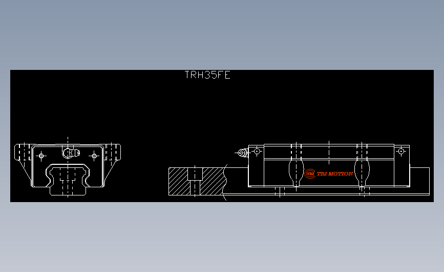 直线导轨TRH35FE.dxf
