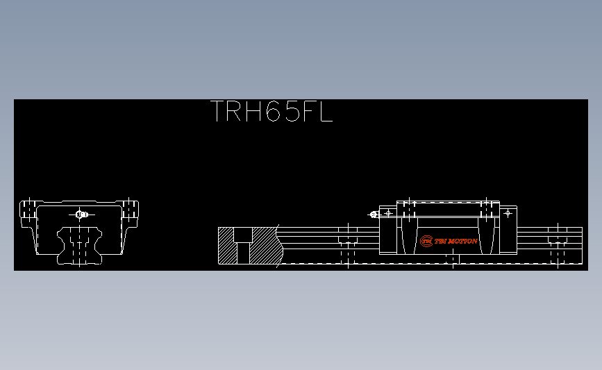 直线导轨TRH65FL.dxf