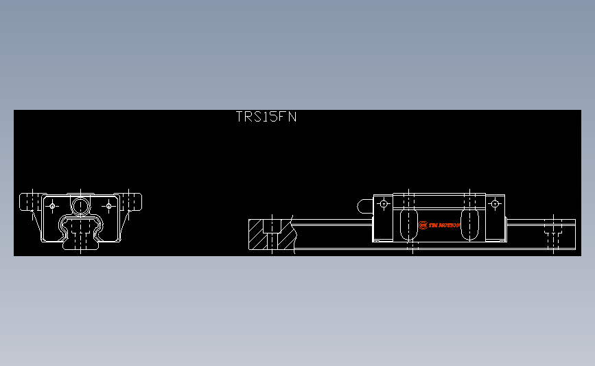 直线导轨TRS15FN.dxf
