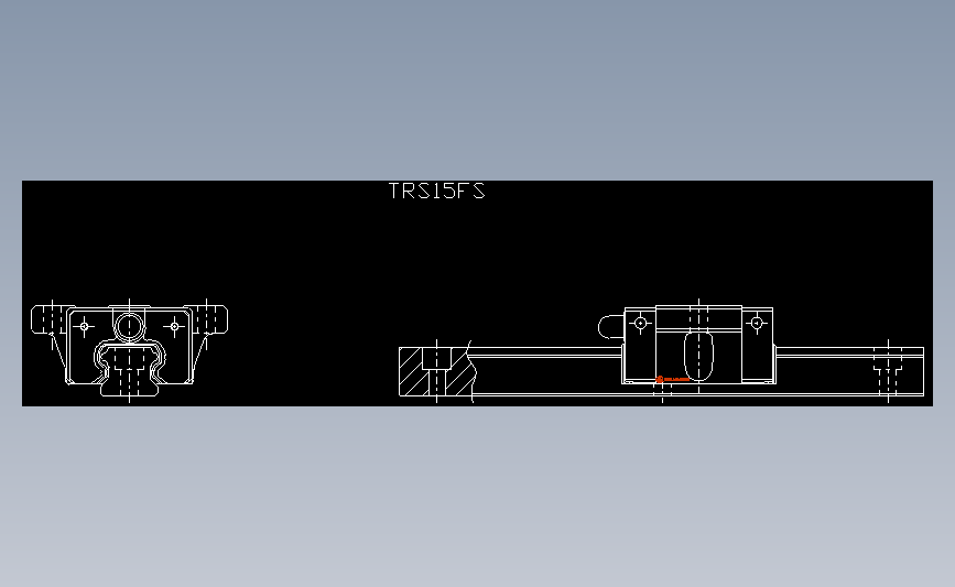 直线导轨TRS15FS.dxf