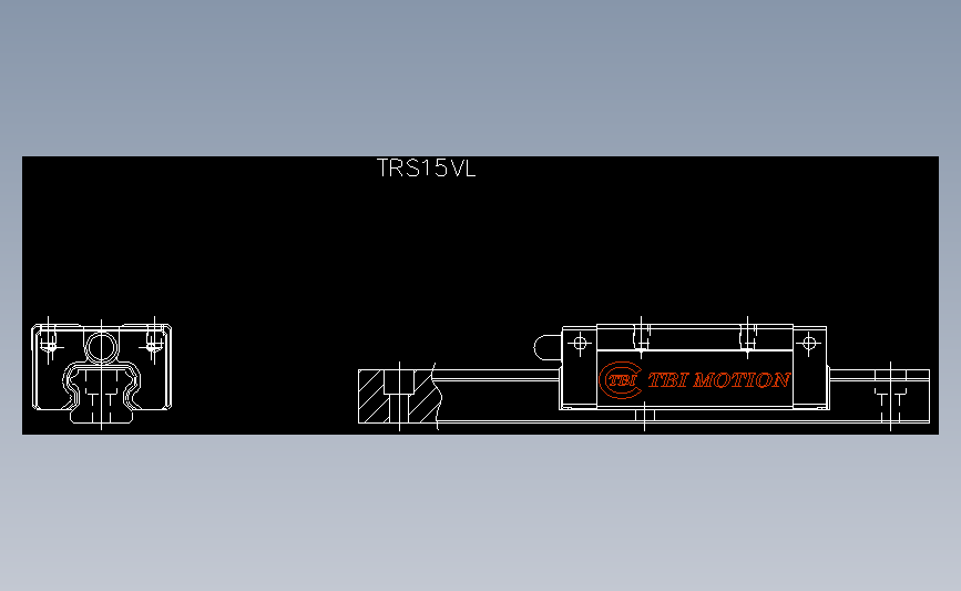 直线导轨TRS15VL.dxf