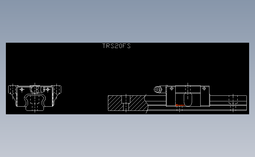 直线导轨TRS20FS.dxf
