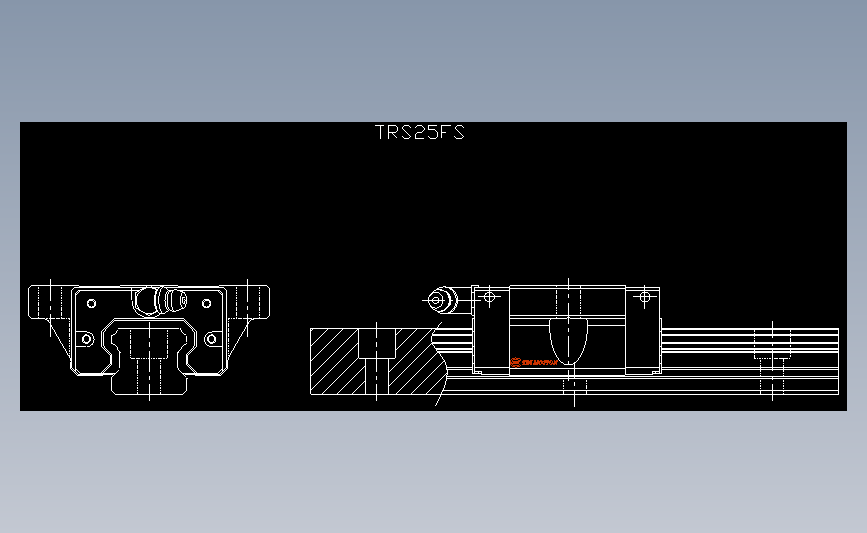直线导轨TRS25FS.dxf