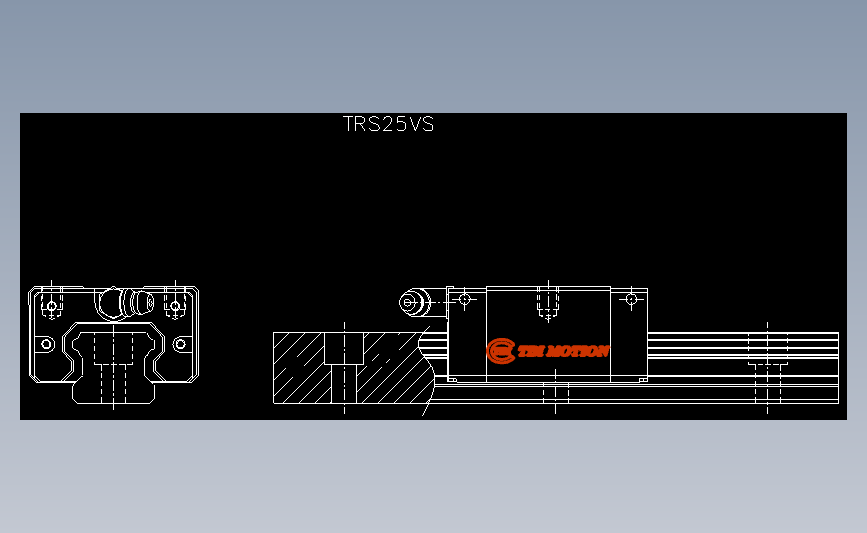 直线导轨TRS25VS.dxf