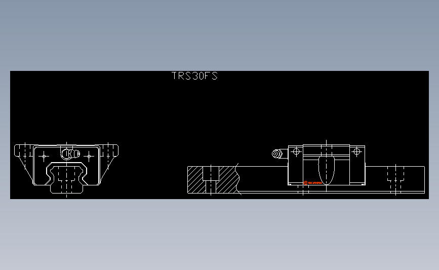 直线导轨TRS30FS.dxf