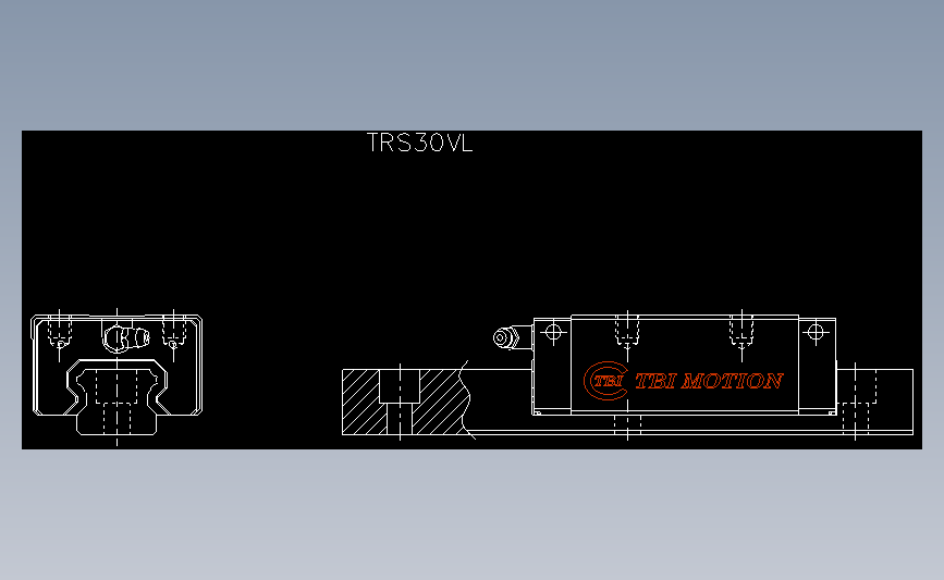 直线导轨TRS30VL.dxf