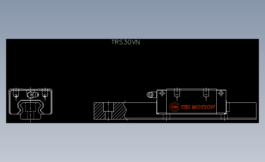 直线导轨TRS30VN.dxf